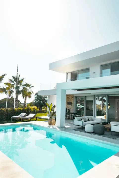 Pool area of 4BR Modern Tropical House in Averia Ridge, Nuvali area