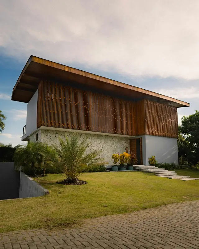 Facade of 3BR House & Lot in Rosario Heights, Santa Rosa